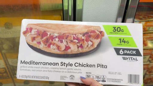 Vital Pursuit Mediterranean Style Chicken Pita, 6-Pack
