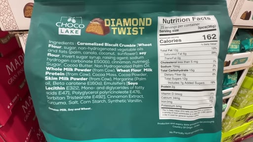 Diamond Twist Kunafa Bisco Cream Chocolate