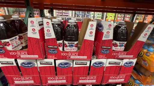 Kirkland Signature 100% Juice Cranberry