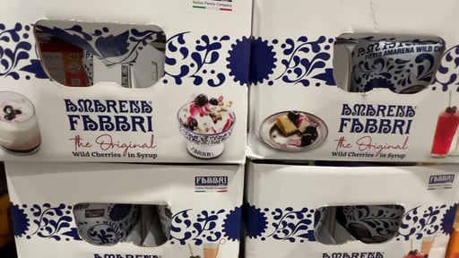 Amarena Fabbri Wild Cherries in Syrup 35.2 oz