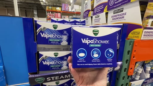 Vicks VapoShower Max Vapors, 8 Shower Tablets