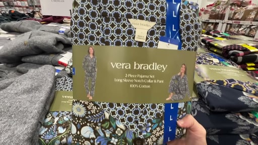 Vera Bradley Women's Notch Collar PJ Set