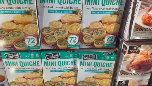Cuisine Adventures Mini Quiche Florentine 72 CT