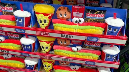 Bark Costco Food Court 5-Pack Dog Toy