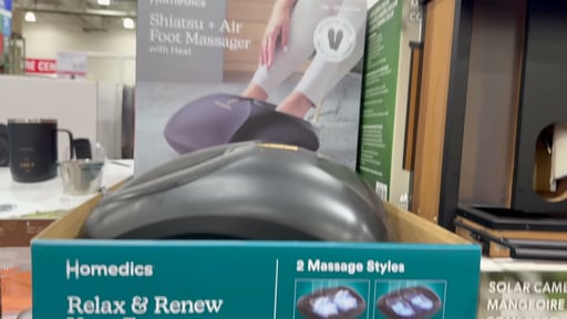 HoMedics Shiatsu + Air Foot Massager with Heat