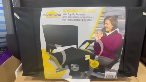 Cascade Mountain Tech Stadium Seat Pro with Arms