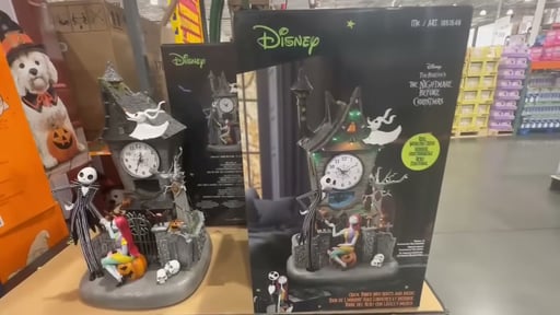 Disney Nightmare Before Christmas 22" Animated Clock Tower with LED and Music