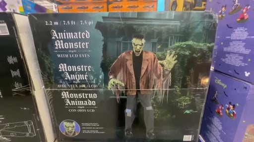 7.5' Animated Monster with LCD Eyes & Sound