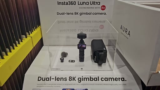 Insta360 Luna Ultra Dual-Lens 8K Gimbal Camera Bundle