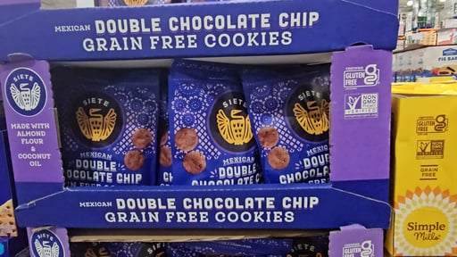 Siete Mexican Double Chocolate Chip Grain Free Cookies, 16 oz