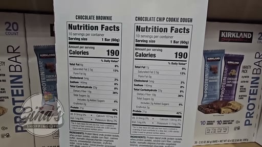 Kirkland Signature Protein Bar, Variety Pack, 20 Count, 2.12 oz