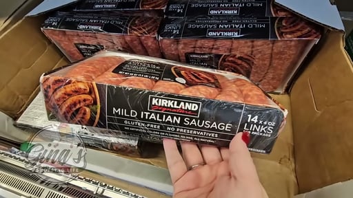 Kirkland Signature Mild Italian Sausage 56 Ounce Package