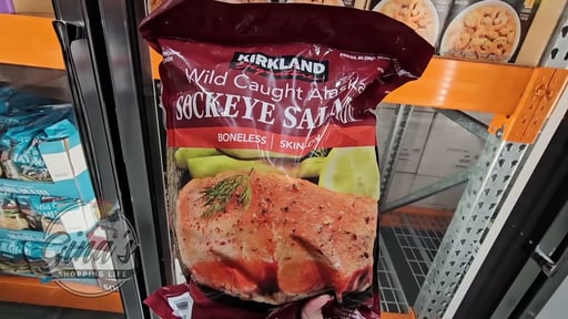Kirkland Signature Wild Sockeye Salmon 3 Pound Bag