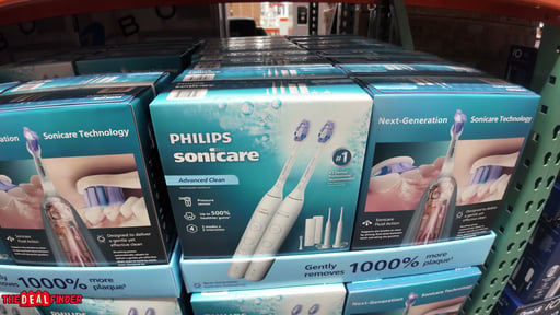 Philips Sonicare Advanced Clean Rechargeable Electric Toothbrush, 2-Pack