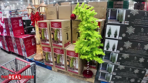 4.5' Whimsical Pre-Lit Christmas Tree with LED Lights