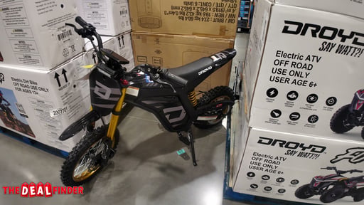 Droyd Berzerker Electric Dirt Bike - Midnight Black