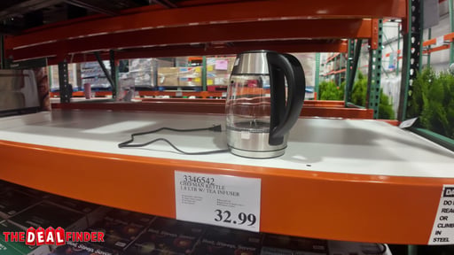 Chefman Kettle 1.8 Ltr with Tea Infuser