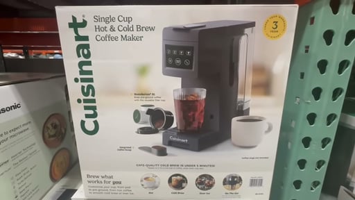 Cuisinart Single Cup Hot and Cold Brew Coffee Maker