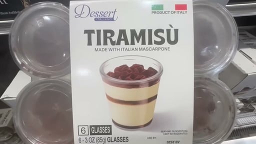 Dessert Italiano Tiramisu 6/3 oz 1.13 lbs