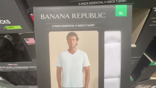 Banana Republic Men's V-Neck Tee 3-Pack