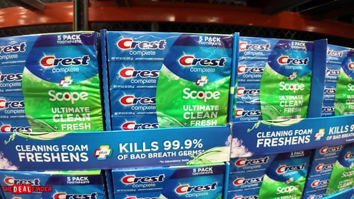 Crest Complete + Scope Advanced Active Foam Toothpaste 5/8.2oz