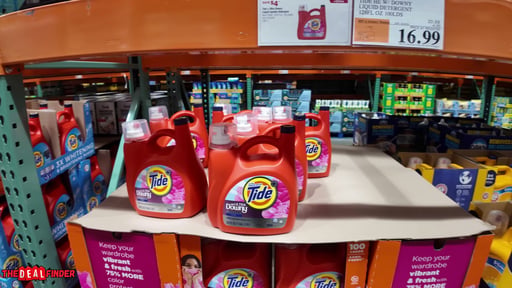 Tide HE with Downy Liquid Detergent 128 Ounce, 100 Loads