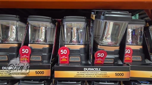 Duracell Tri-Power Solar Lantern 5000 Lumens
