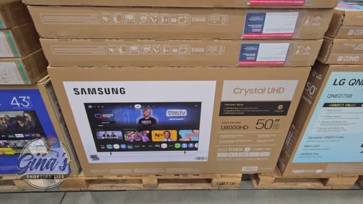 Samsung 50" Class Crystal UHD 4K Smart TV (UN50U8000HD) - 49.5" Diagonal
