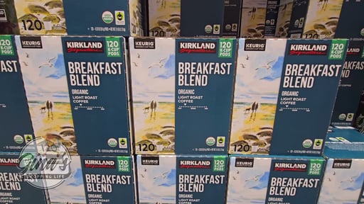 Kirkland Signature Breakfast Blend 120 CT Organic K-Cup Pods