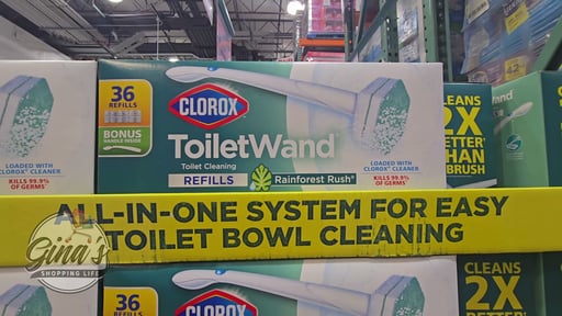 Clorox ToiletWand Disposable Toilet Cleaning System, 36 Count with 1 Wand