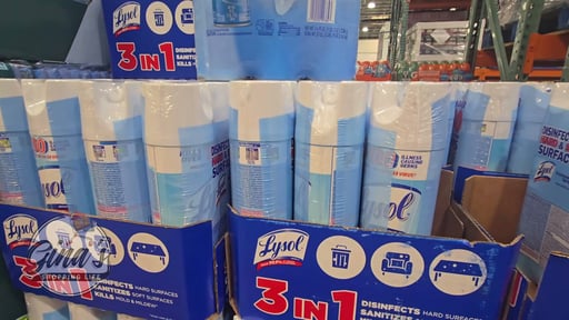 Lysol Disinfecting Spray, Crisp Linen, 3/19 Ounce Cans