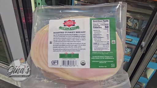 Dietz & Watson Organic Sliced Turkey 3/9 oz (1.7 lbs)