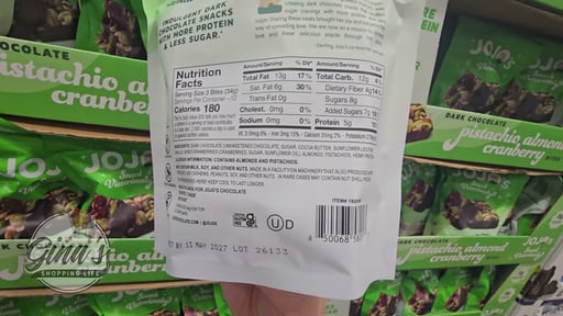 JOJO's Dark Chocolate Bites 14.4 oz
