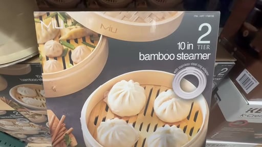 MIU 10 Inch 2-Tier Bamboo Steamer