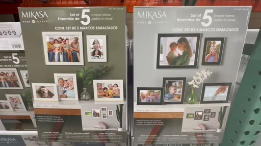 Mikasa Enamel Picture Frames, Set of 5