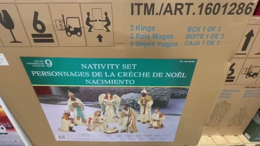 40 Inch Outdoor Nativity Set of 9