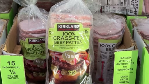 Kirkland Signature 100% Grass-Fed Beef Patties