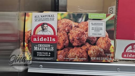 Aidells Gluten Free Teriyaki Meatball