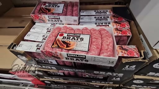 Kirkland Signature Bratwurst 56 Ounce Package