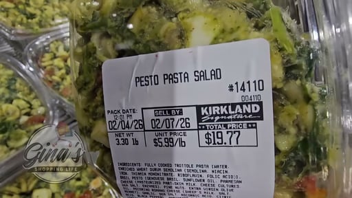 Pesto Pasta Salad with Mozzarella Pearls & Italian Pesto Per LB