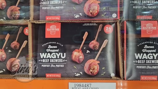 Cuisine Innovation Bacon Wrapped Wagyu Skewers 24 Count