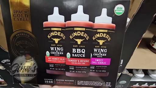 Organic Kinder's Gold Dipping Sauce Variety 3 Pack 47.7 Ounces