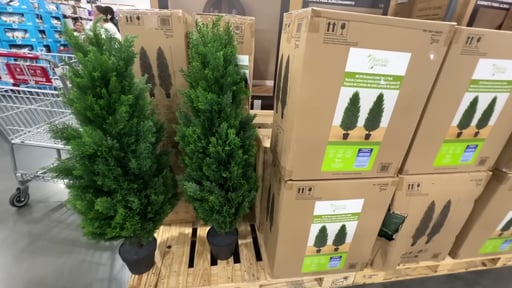 Nearly Natural Faux 4' Cedar Tree UV Resistant 2-Pack
