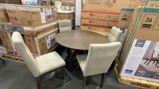 Bayside Furnishings Sophie 5-Piece Dining Set