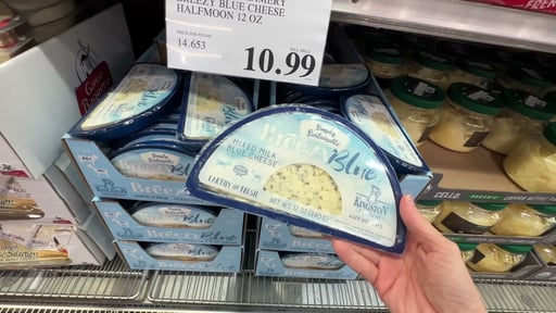 Kingston Creamery Breezy Blue Cheese Halfmoon 12 oz