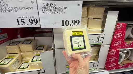 Milton Creamery Prairie Breeze Cheddar Cheese, Price Per Pound