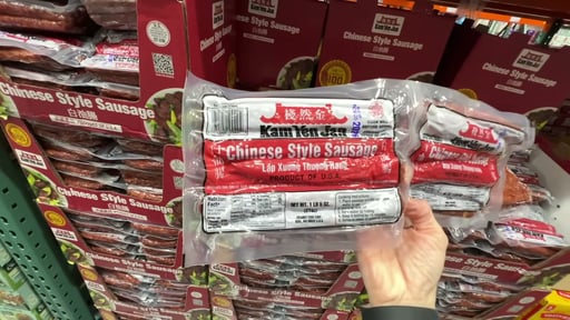 Kam Yen Jan Chinese Style Sausage, 2-Pack (21 oz Each)