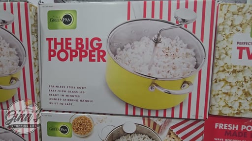 GreenPan The Big Popper 5.39 Qt Popcorn Popper