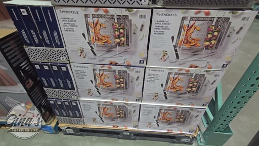 Henckels Kabob and Grill Basket Set, 10-Piece