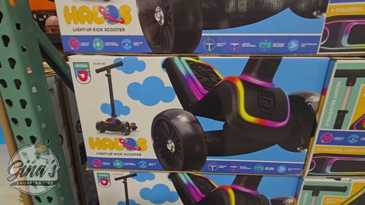 Jetson Halos Black 3-Wheel Light-Up Kick Scooter